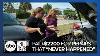 Single mom paid Florida auto repair shop owner over $2k for repairs she says were never done