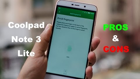 Coolpad Note 3 Lite Pros and Cons