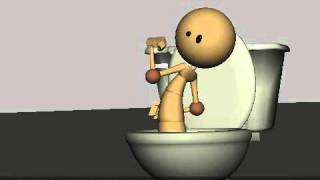 Animation Mentor: Toilet Hit and Run 3D Animation