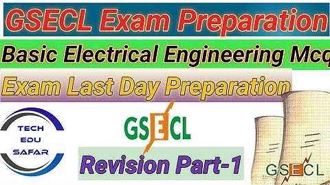 GSECL Exam Preparation||Basic Electrical Engineering Mcq||GETCO||PGVCL||GSECL||RRB|SSC|Exam Material