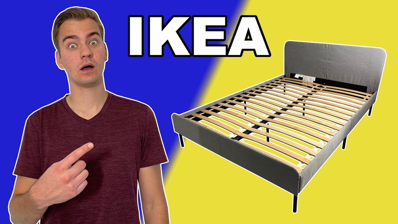 CHEAP IKEA Bed Frame. A Nice Surprise! - YouTube