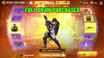 Buying Legendary Firebreak & D13 Sector CODM | Infernal Circle Lucky Draw Full Spins Cod Mobile