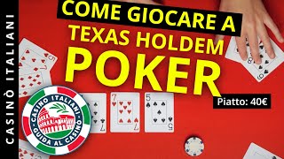 Come Giocare a Texas Hold 'Em POKER - Guida Completa! screenshot 3