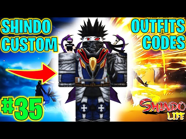 ⭐NEW SHINDO LIFE CUSTOM OUTFITS CODES #45⭐ in 2023