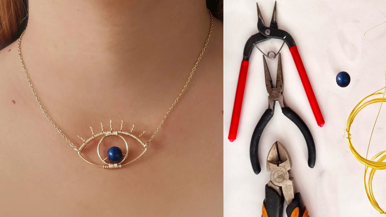 кулон для глаз с проволочной обмоткой - руководство по украшениям ручной работы