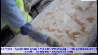 solid surface texture production method (  Manual line )
