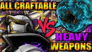 Every Craftable Heavy Weapon vs Chimaera (Warlord's Ruin Dungeon Final Boss) Destiny 2