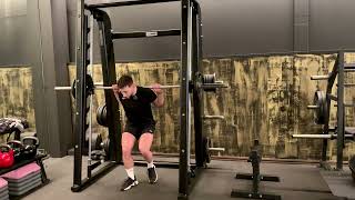 Smith machine paused squat
