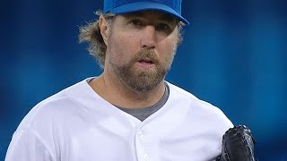 SEA@TOR: Dickey fans six over seven to earn 14th win