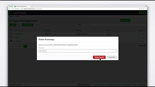 Lexmark Testing Assistant—Creating and deleting a class