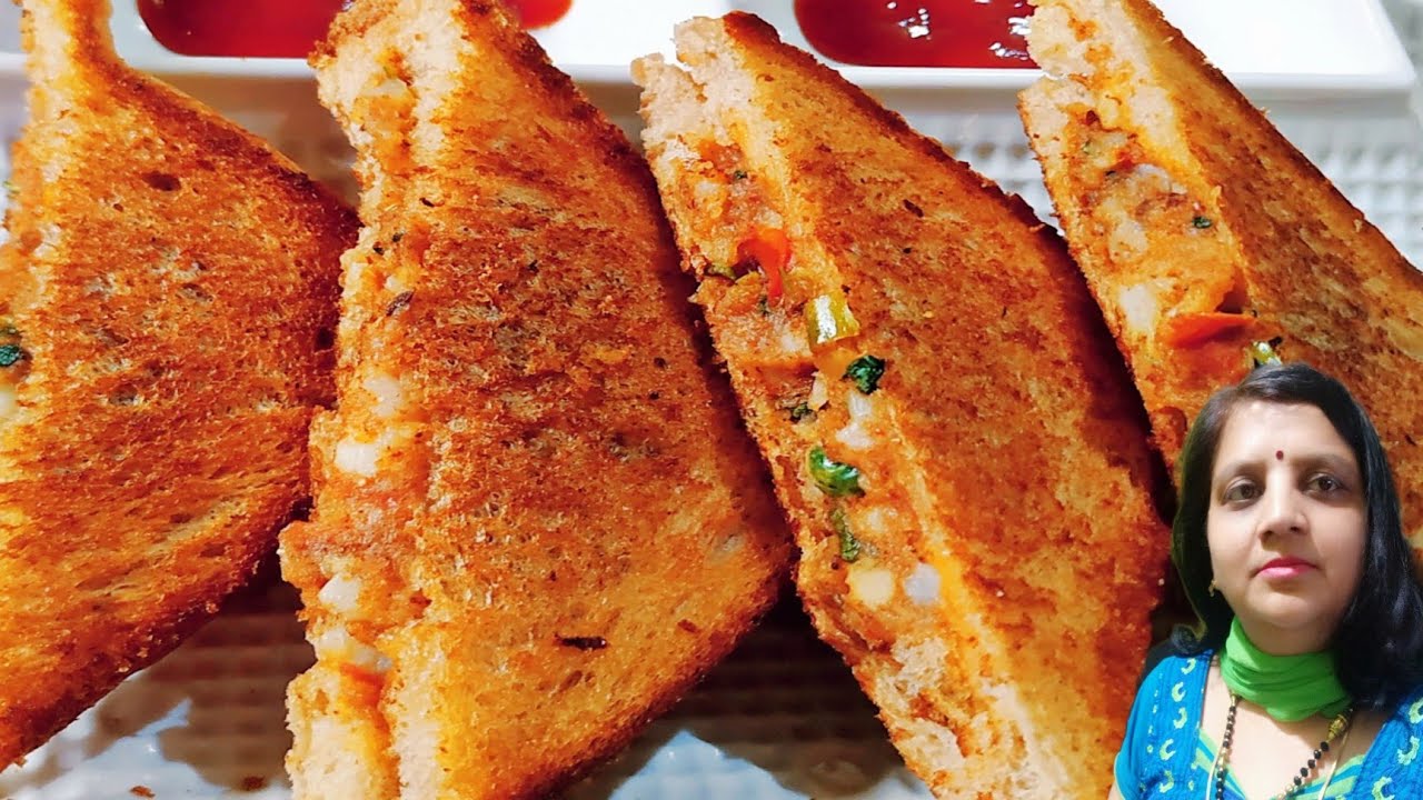 Tave Pr Sandwich Kaise Banaye/tiffin recipe/sandwich recipe /my first