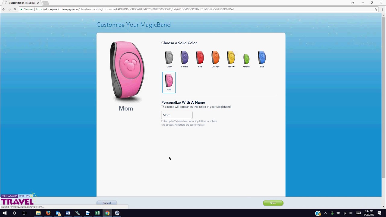 Personalizing Your MagicBands