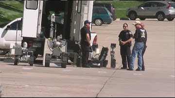 RAW VIDEO: Police, bomb squad robot at Front Range Community College