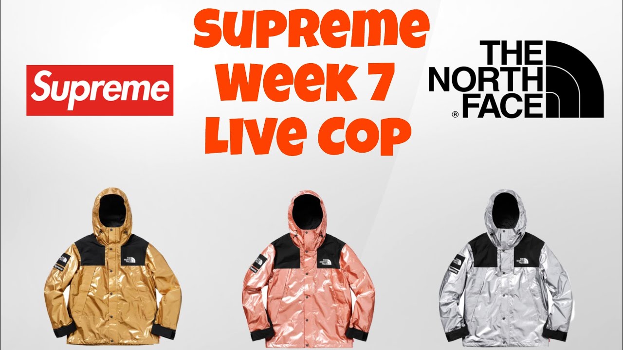 SUPREME X THE NORTH FACE SS18 WEEK 7 LIVE COP!!! HOW TO COP SUPREME MANUALLY (NO BOT)