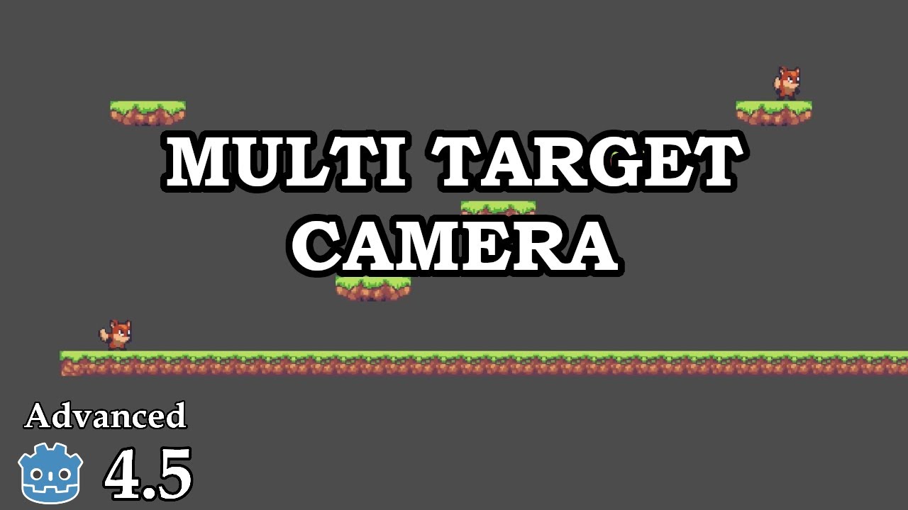 How to create a multi target camera - Learn Godot 4 2D - no talking ...