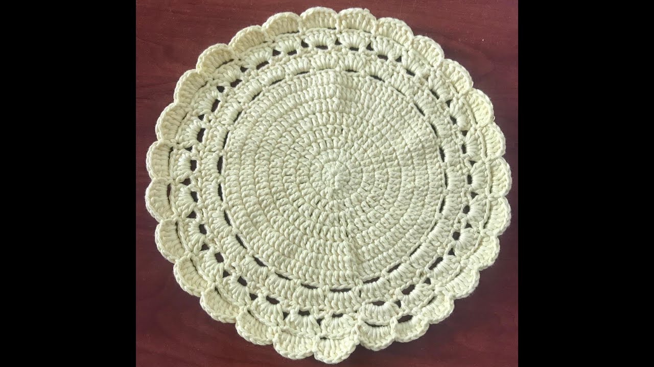 Supla (Amerikan Servisi) Yapımı Crochet Placemat YouTube
