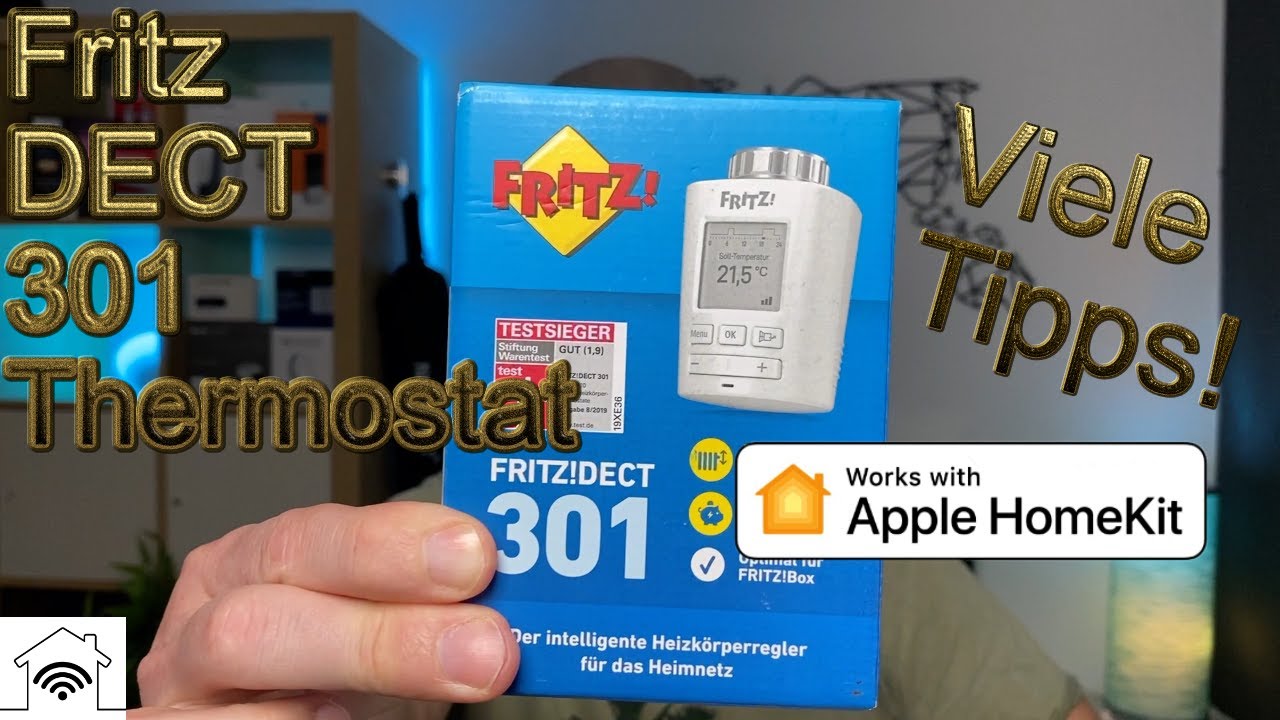 AVM Fritz DECT 301 Heizkörper Thermostat einrichten + Homebridge Fritz und  Homekit Konfiguration 