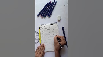 😱How to draw easy zentangle pattern//simple doodle art✨//#easy #stressrelief #doodleart #shortvideo