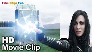 Hela Destroys Thor Hammer Scene Hd Movie Clip - Thor Ragnarok 2017