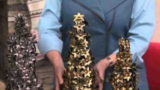 ED On Air Set of 2 Metal Floral Trees by Ellen DeGeneres on QVC