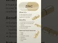 Zinc #dietitian #100k #viral #wellness #trending #zinc