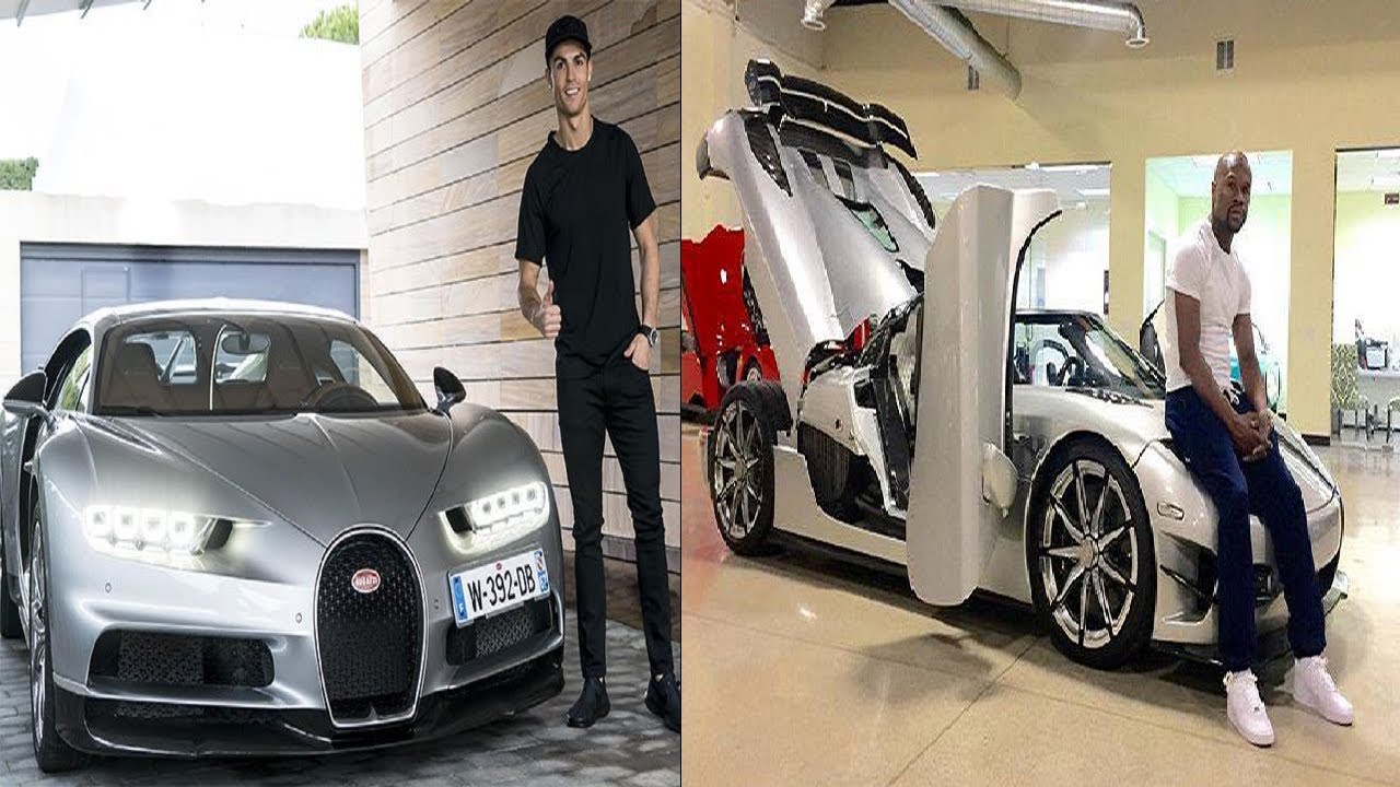 Cristiano Ronaldo 2,500,000 $ Bugatti Chiron VS Floyd Mayweather ...