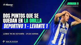 Dépor-Levante (1-1): dos puntos que se quedan en la orilla | Son de Riazor | J9