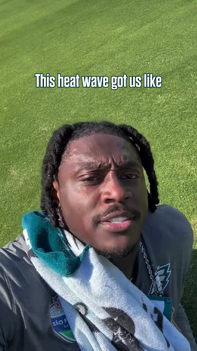Not even AJ Brown can beat this heat wave #shorts