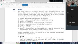 Chapter No 4 Part 2: Paint Constituents & Basic Technology