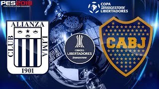 PES 2018 - Alianza Lima x Boca Juniors | CONMEBOL Libertadores 2018 | Gameplay. PS4