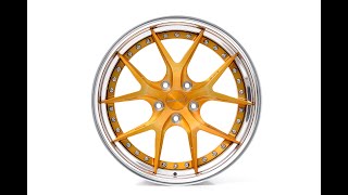 BMW E92 M3 wheels brushed orange hollow 19-inch wheels