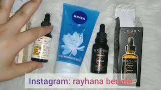 كيفاش تقضي على حب الشباب و آثاره و حب الدورة الشهرية و آثارها مع منتجات  roushun et nivea