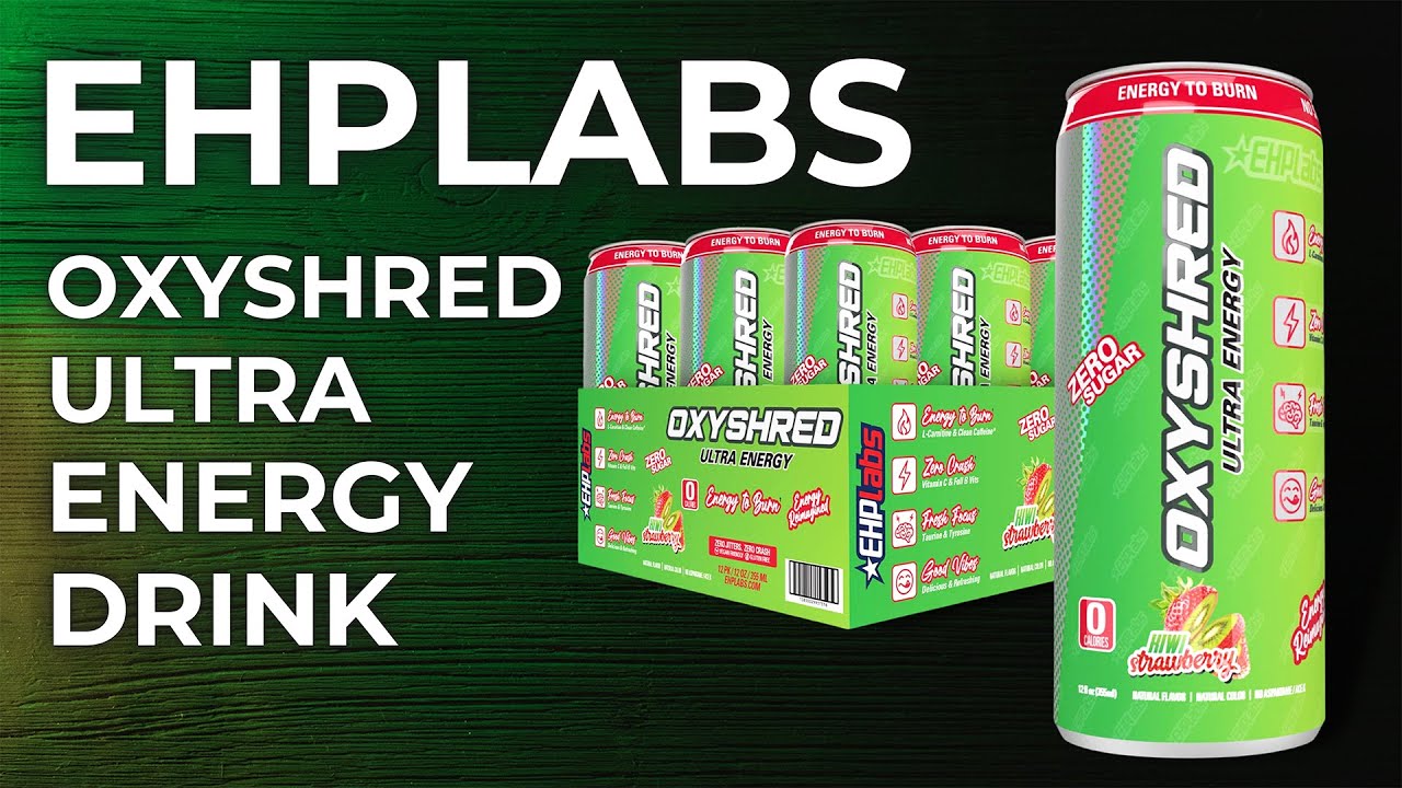 ehplabs oxyshred energy drink with l-carnitine 0 Sugar Ultra Drink, Ghostbusters Slimer Flavor EHP Labs OxyShred Healthy Energy