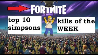 🤣 Funniest VIOLENT Simpsons Fortnite Collab Moments EVER! 🤣🤯