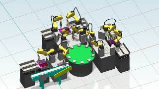 FANUC Saturday Simulation | SCARA Robot Assembly in ROBOGUIDE