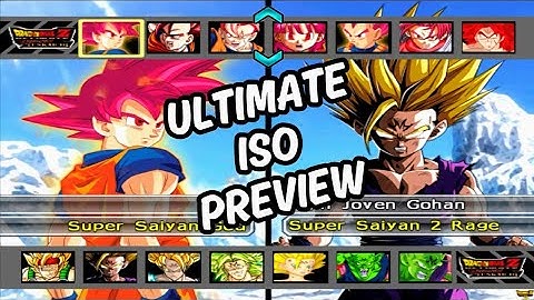 DBZ Budokai Tenkaichi 3 Ultimate V2 ISO Preview | DBZ BT3 New ISO Preview