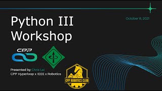 [10/8/2021] Python III Workshop Profile