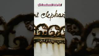 mimi elephant pettern 🌿#art #youtubeshorts #shortvideo #viral #trending