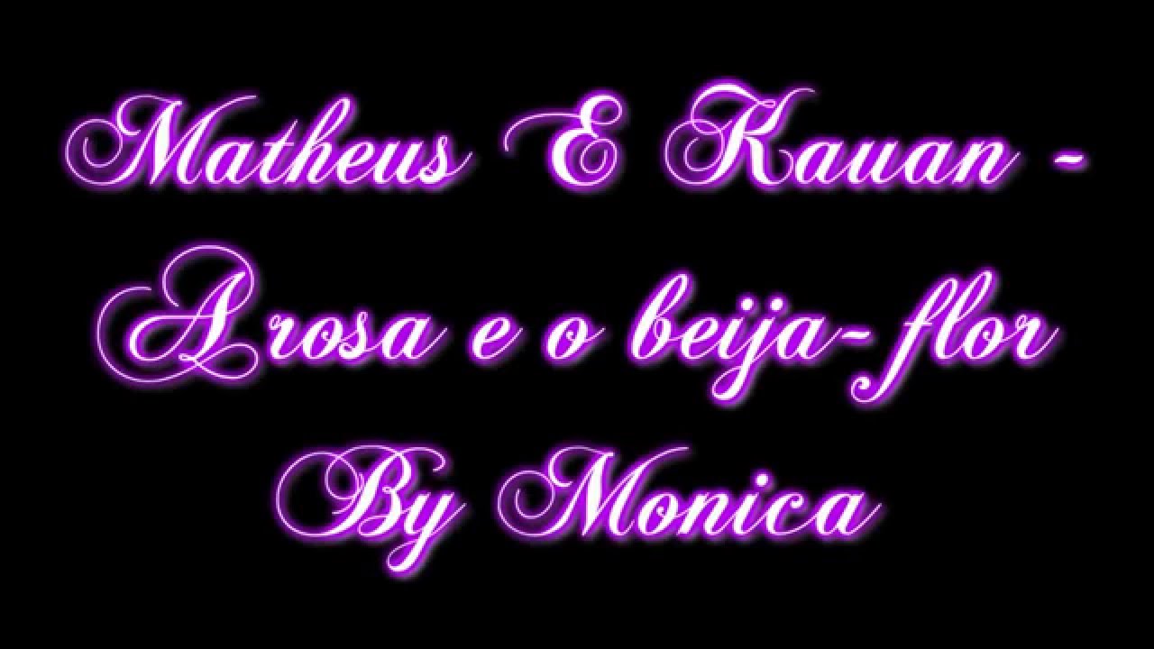 A Rosa E O Beija Flor Letra