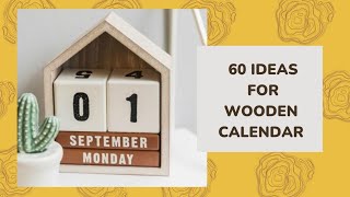 Wooden Calendar Ideas