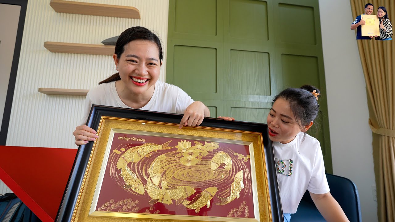 Vui như Tết thăm Ngôi Nhà vừa xây dựng xong của Ánh Kua được chiêu đãi đại tiệc món ngon ở Cà Mau