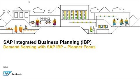 Demand Sensing with SAP IBP - Planner Focus