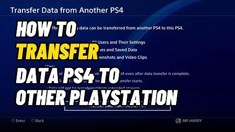 How To Transfer Data To Another PS4 To PS4 Or Ps5 New