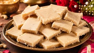 मावा बर्फी रेसिपी | हलवाई जैसी सॉफ्ट और दानेदार मावा बर्फी | Mawa Barfi Recipe @beunique743  screenshot 4