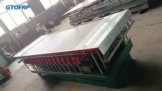 FRP Grating Machine | High Efficiency Molding Production Line #compositematerials #frpgrating