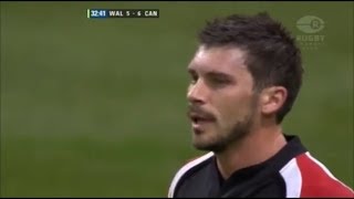 James Pritchard casually slots 50 metre penalty vs Wales 2008