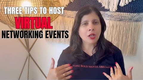 How to Get Started with Hosting Virtual Networking Events