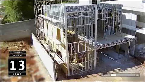 prefab luxury homes house light steel villa installation construction video - DayDayNews