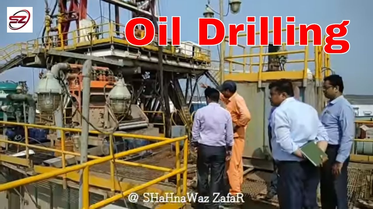 Live Oil Drilling Rig at Gujrat | Oil drilling Plant | Drilling - YouTube