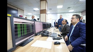 رئيس مجلس الوزراء يتفقّد مركز السيطرة الوطني للكهرباء في منطقة الأمين ببغداد